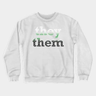 Neutrois They Them Waves Crewneck Sweatshirt